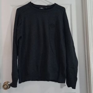 Harley-Davidson Long Sleeve Crew Neck Pullover Sweater Gray Mens Medium
